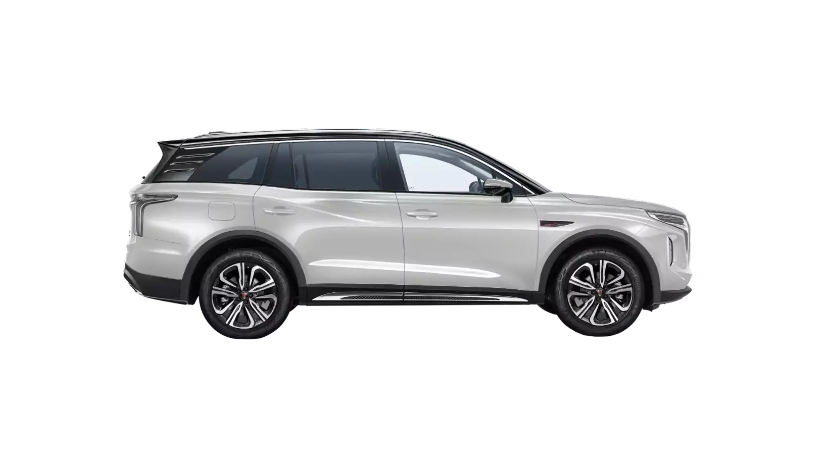 Белый в сочетании с черной крышей